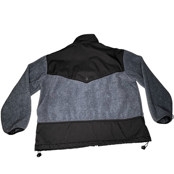 COLORADO CLOTHING Fleece Nylon Zip Up Jacket Black Blue Women's Size XL - Picture 10 of 16
